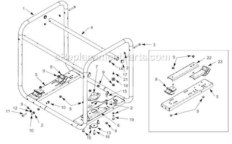 Page A Diagram and Parts List for GW4000  Campbell Hausfeld Welder
